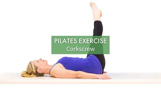 Pilates Exercise Corkscrew  Pilates Anytime [upl. by Aehtela113]