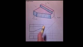 Beginning Orthographic Projection [upl. by Koenig279]