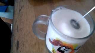 Aerolatte Review Frothing Cold Milk In Under 1 Minute [upl. by Felizio873]