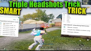 Triple Headshots Trick In Gameloop [upl. by Gershom]