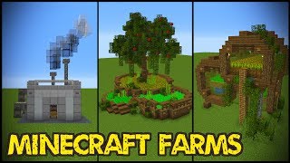 11 Minecraft Farm Designs [upl. by Durand772]