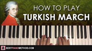 Mozart  Turkish March Rondo Alla Turca Piano Tutorial Lesson [upl. by Anilatsyrc]