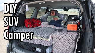 How to Turn Any SUV into a Camper With No Permanent Modifications – Kia Borrego Tour [upl. by Weber]