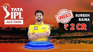 IPL MEGA AUCTION 2022 ABOUT SURESH RAINA [upl. by Audra294]