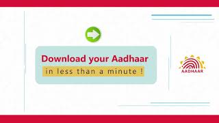 How to download eAadhaar from UIDAI website [upl. by Hamachi]