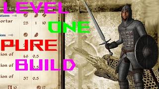 Overpowered Character Build Level 1 Pure  TES IV Oblivion [upl. by Troy]