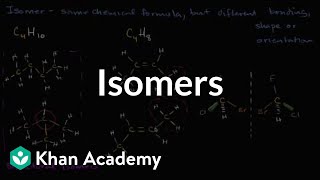 Isomers  Properties of carbon  Biology  Khan Academy [upl. by Harriot]