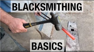 Blacksmithing Basics How to Forge Steel [upl. by Enyamrahs586]