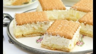 Vanilla Custard Slice Recipe [upl. by Erdei]