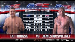 AFC 17  Tai Tuivasa Vs James McSweeney [upl. by Yeliah]