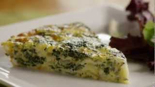 How to Make Crustless Spinach Quiche  Allrecipes [upl. by Aihtnis955]