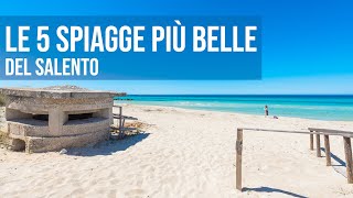 Le 5 SPIAGGE PIU BELLE del Salento Vacanze in Puglia  COSTEDELSUDit [upl. by Nodababus]