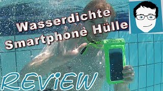 Bleibt das Smartphone im Schwimmbad trocken Wasserdichte Handy Hülle im Test [upl. by Nerdna]