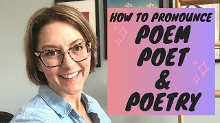 Learn to Pronounce POEM POET POETRY  American English Pronunciation Lesson learnenglish [upl. by Novyak165]