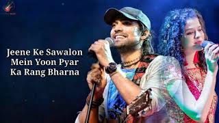 Dhadkan Lyrics  Jubin Nautiyal Palak Muchhal [upl. by Lenor]