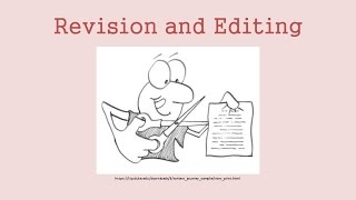 Revision and Editing [upl. by Aserehtairam]