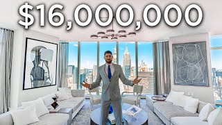 NYC Apartment Tour 16 MILLION LUXURY APARTMENT [upl. by Aivatnwahs811]