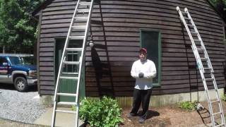 How To Strip Cedar Siding [upl. by Kcajyllib]