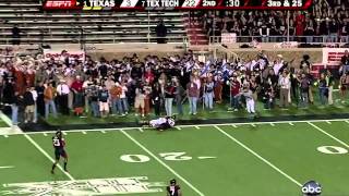 1 Texas vs 7 Texas Tech 2008 [upl. by Atekehs]