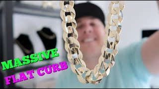 MASSIVE GOLD CURB chain [upl. by Toffic]