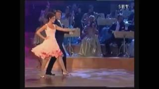 André Rieu is dancing the Ländler with Barbara Wussow [upl. by Hanny]