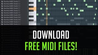 Free MIDI Files for Producers [upl. by Ennaoj122]