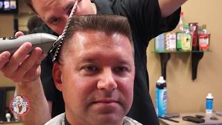 Flat Top Tutorial by Slim The Barber [upl. by Ellennahs]