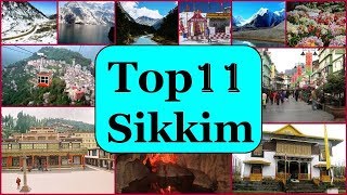 Sikkim Tourism  Famous 11 Places to Visit in Sikkim Tour [upl. by Sheila]