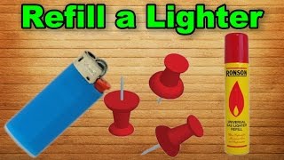 How to Refill a Lighter  Easy Way [upl. by Leirvag678]