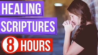 Healing Scriptures Bible verses for sleep with Gods Word ON Peaceful Scriptures [upl. by Ebeneser109]