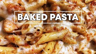 Baked Pasta Recipe  Italian Cuisine  Homemade Pasta Sauce [upl. by Ericksen]